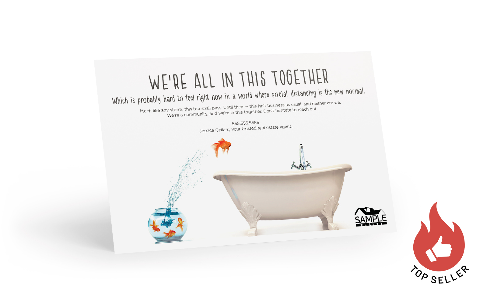 Corefact COVID-19 - Social Distancing Gold Fish Corefact COVID-19 - Social Distancing Gold Fish