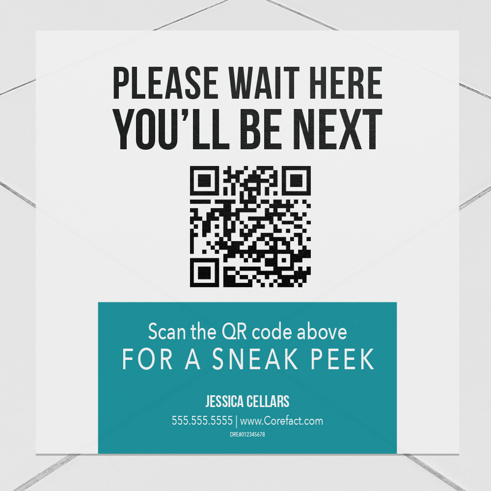 Corefact Modern Bold Collection Decal - Please Wait Corefact Modern Bold Collection Decal - Please Wait