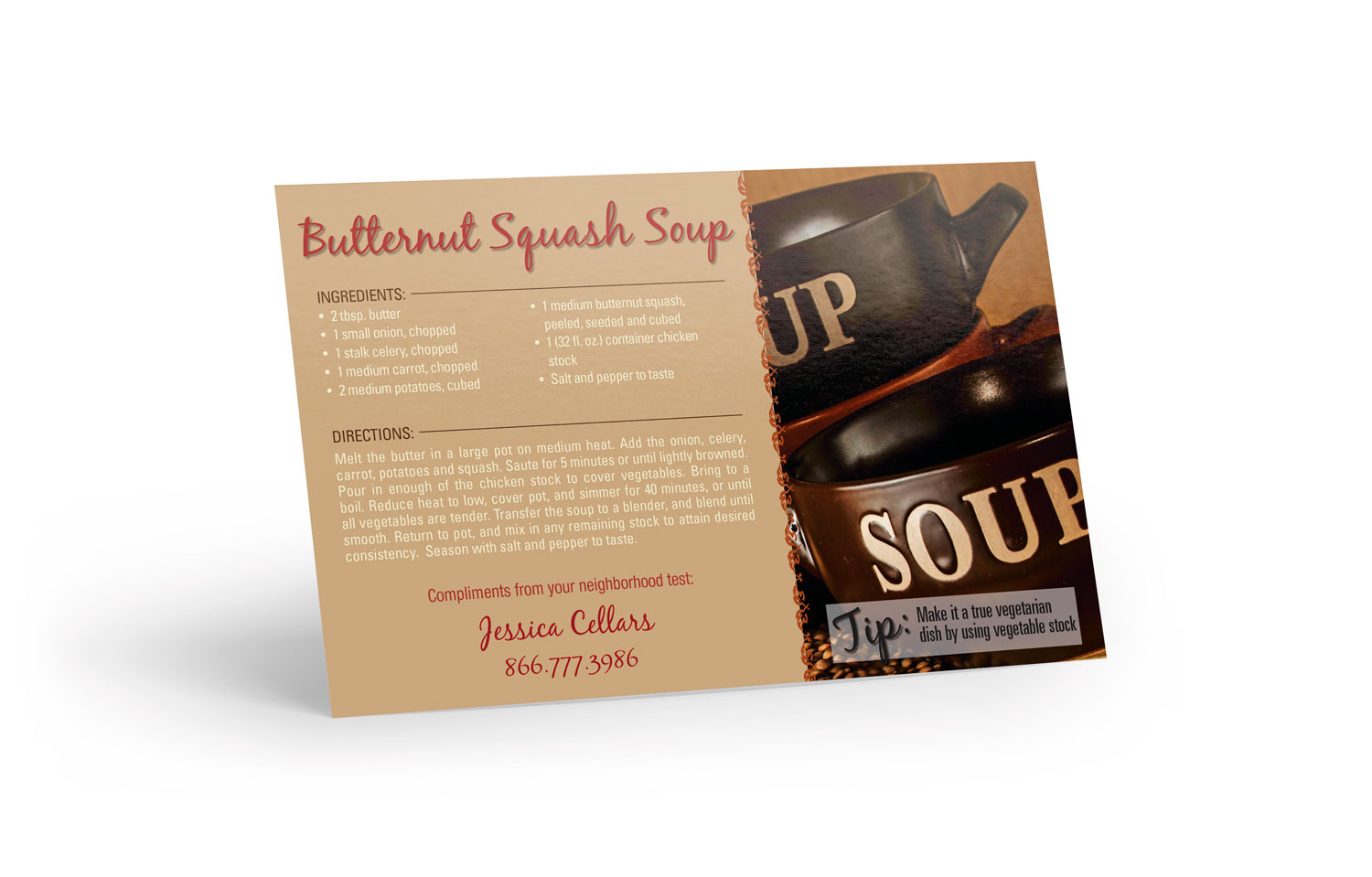Corefact Recipe - Butternut Squash Soup Corefact Recipe - Butternut Squash Soup