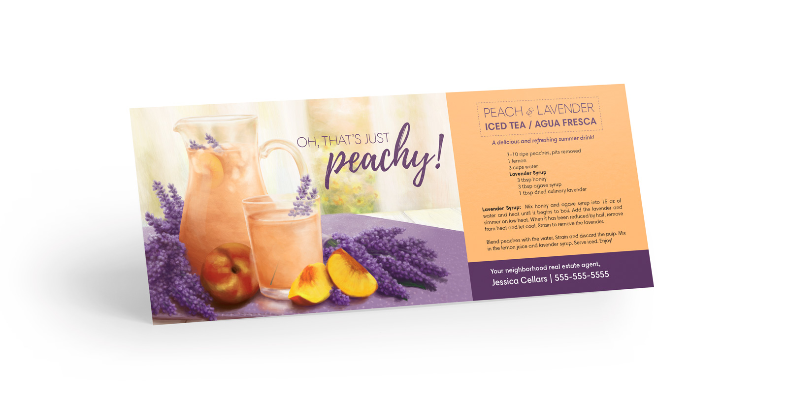 Corefact Seasonal - Peach & Lavender Iced Tea Corefact Seasonal - Peach & Lavender Iced Tea