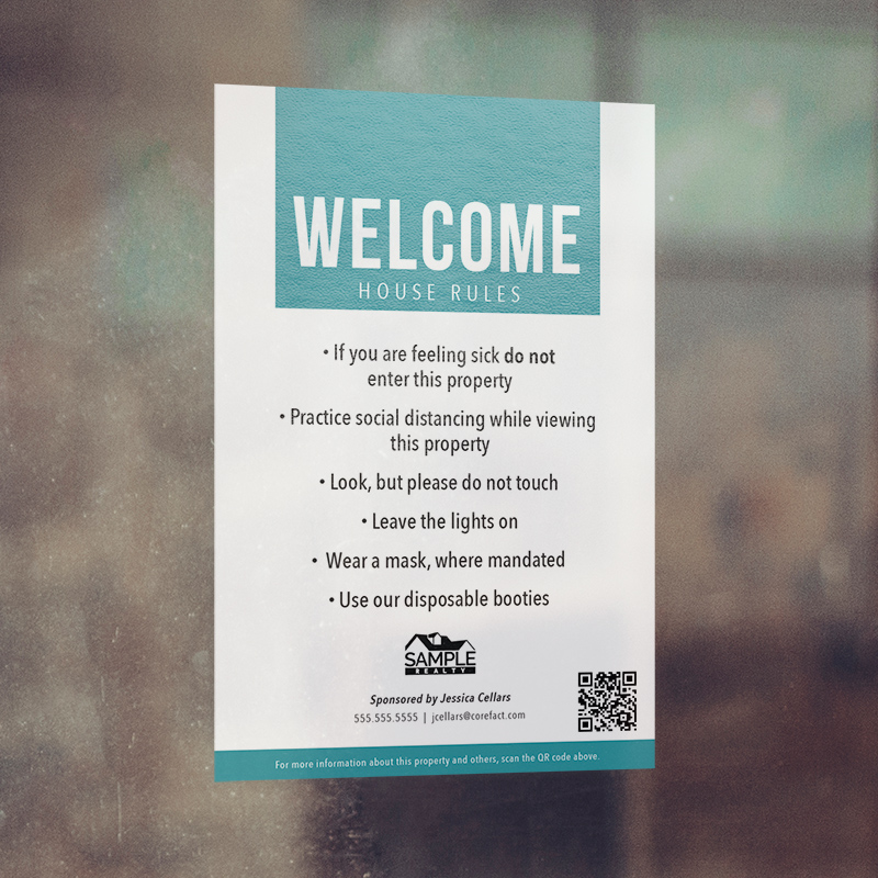 Corefact Modern Collection Cling - House Rules Corefact Modern Collection Cling - House Rules