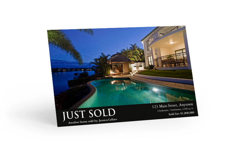 Just Sold Postcard -- Another home sold by