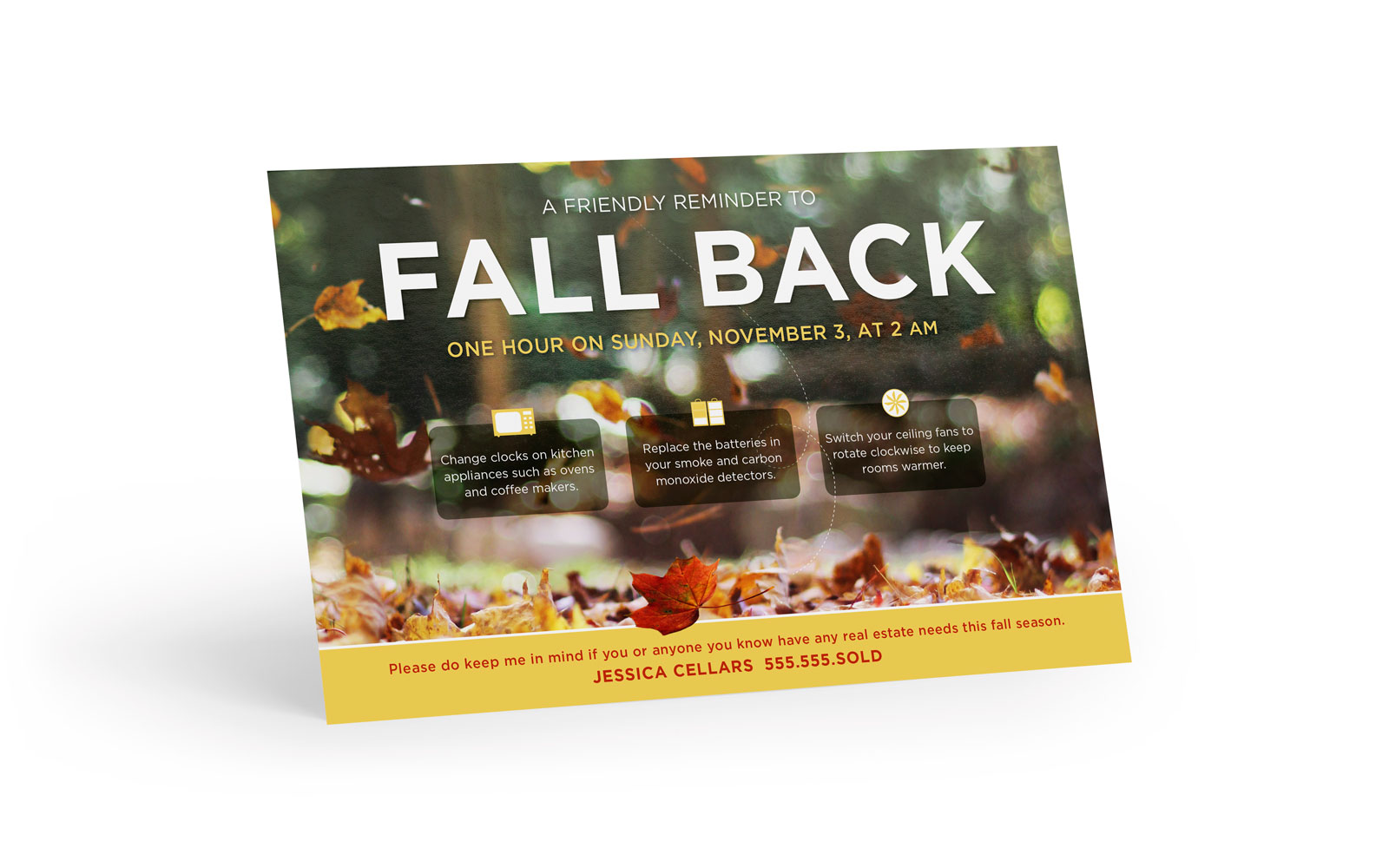 Corefact Seasonal - Fall Back Reminder Corefact Seasonal - Fall Back Reminder