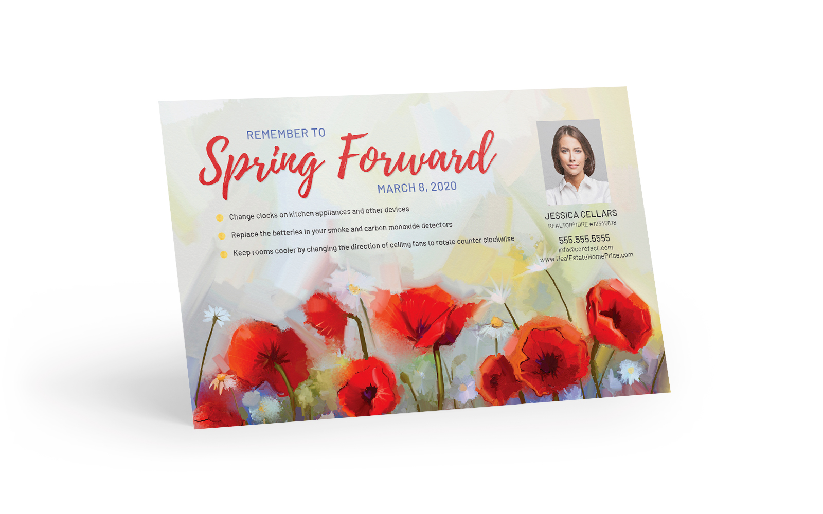 Corefact Seasonal - Spring Forward Reminder Corefact Seasonal - Spring Forward Reminder