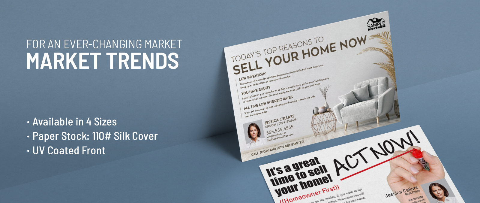 Real Estate Market Trends Postcards