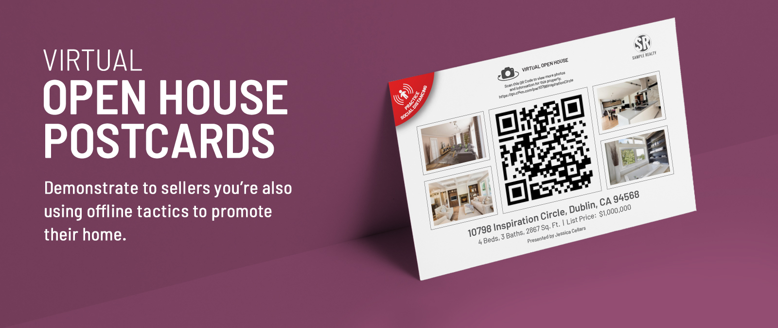Virtual Open House Postcards